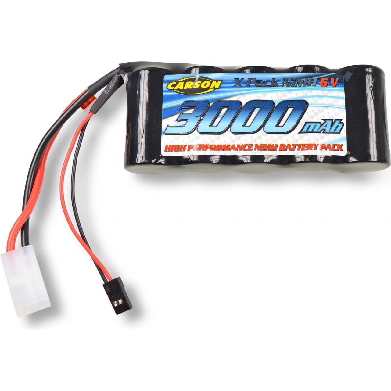 Carson Racingpack NiMH-RX-Pack-6V-SubC3000mAh-TAM/JR (6 V, 3000 mAh)