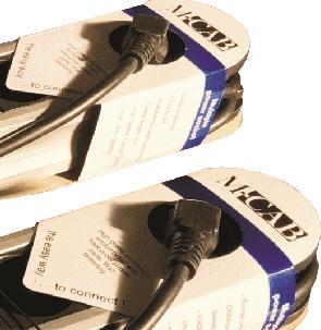 Actual product image M-Cab Power strip 6-way (6x, CEE 7/3, 2 m)