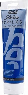 Actual product image Pebeo Studio Acrylics fine acrylic (Phthalocyanine blue, 250 ml)