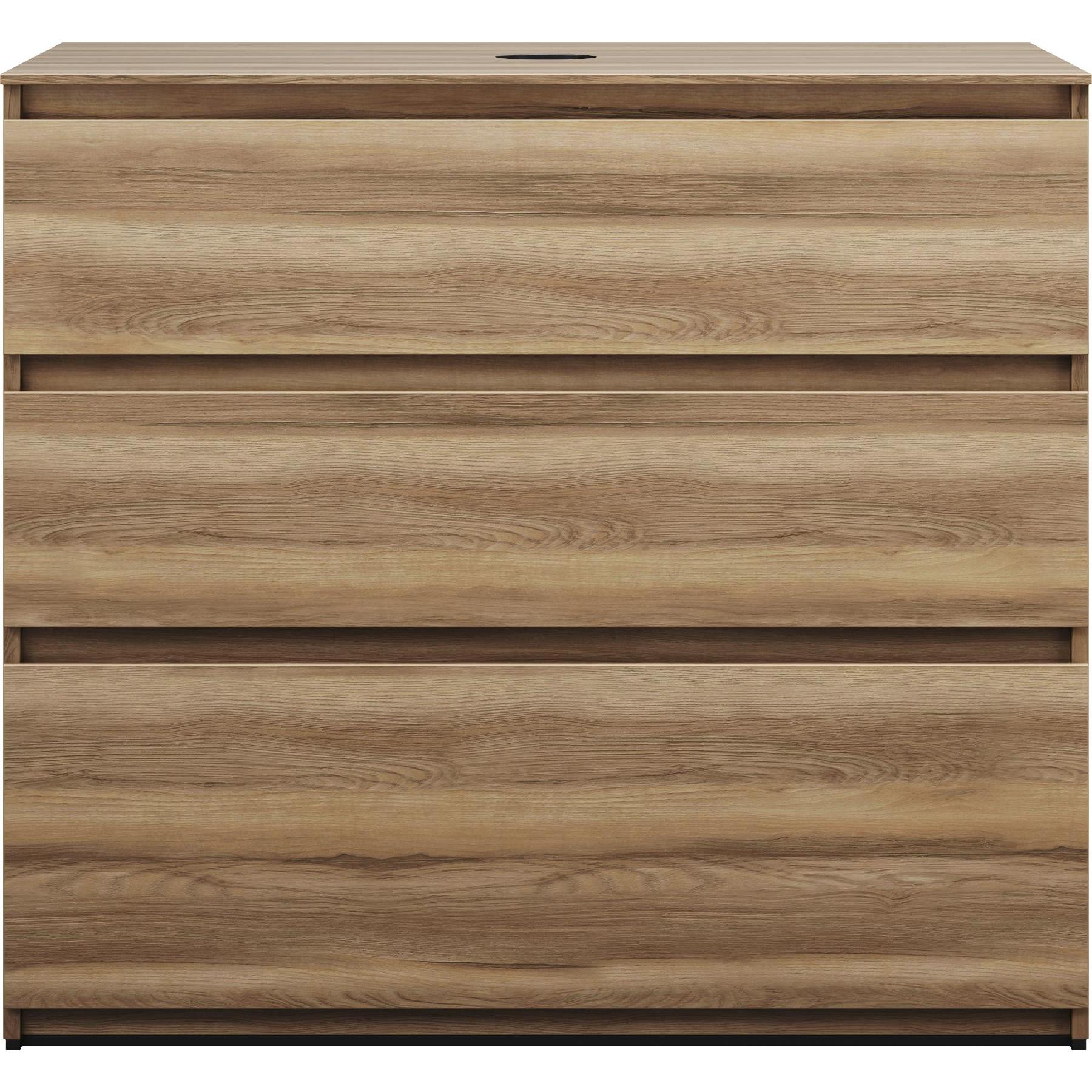 burgbad, Waschtischkonsole, Lin20 Waschtischunterschrank inklusive Konsolenplatte, 3 Auszüge, Tiefe 552, 1002x552x900mm