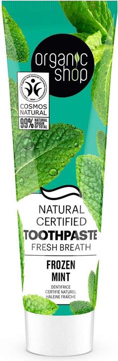 Produktbild Organic Shop Gefrorene Minze Dentifrico Frischer Atem 100g