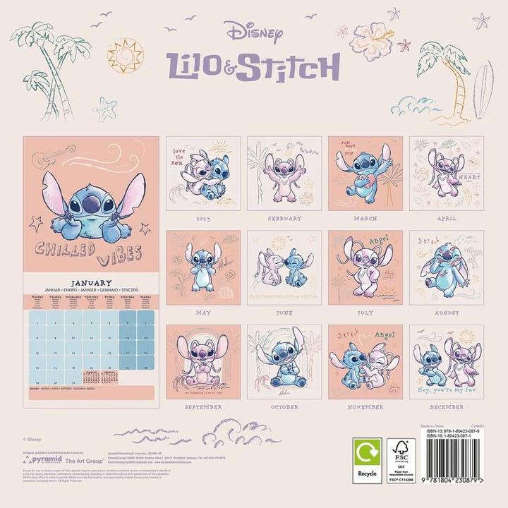 Image du produit Pyramid Lilo & Stitch (30 x 30 cm, Non contraignant, Anglais)