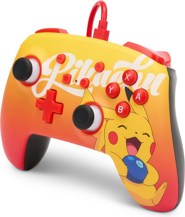 Produktbild PowerA Verbesserter kabelgebundener PowerA-Controller für Nintendo Switch - Oran Berry Pikachu (Switch)