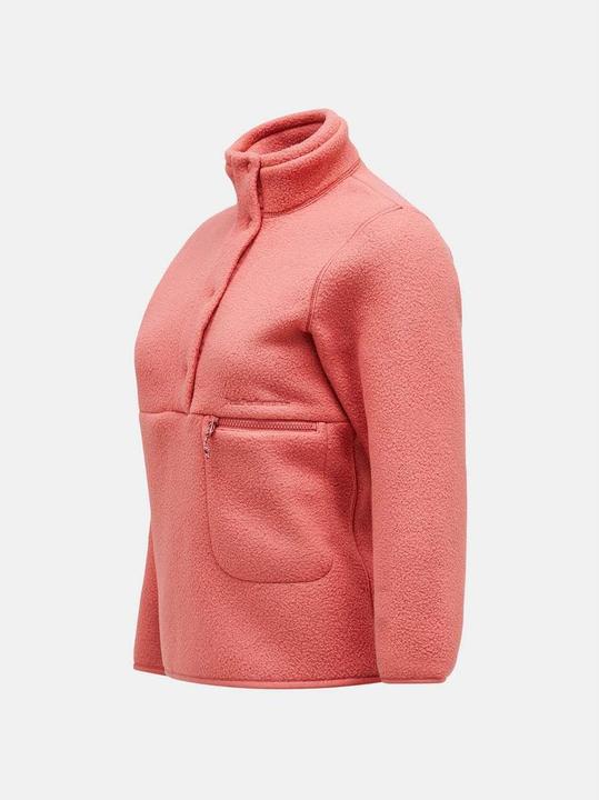 Actual product image Peak Performance Fleece-Sweatshirt mit Druckknopf (XL)