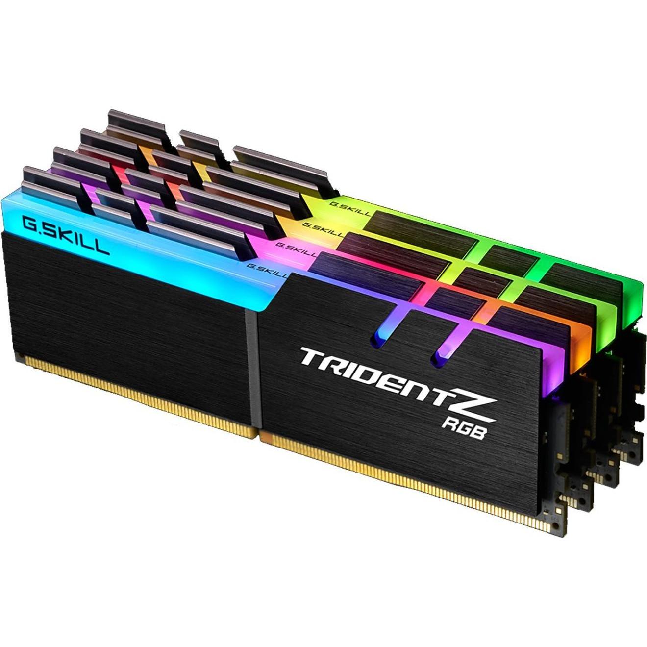 G.Skill Trident Z RGB (4 x 16GB, 3600 MHz, DDR4-RAM, DIMM), RAM, Schwarz