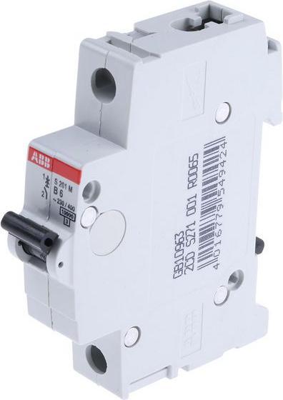 Image du produit ABB 6A MCB 4 Pole Type B