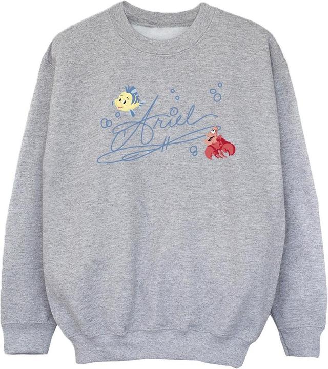 Actual product image Disney Girls The Little Mermaid Ariel Sweatshirt (104)