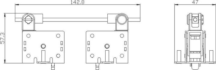 Image du produit Siemens verrouillage arrière avec barre 3VA9088