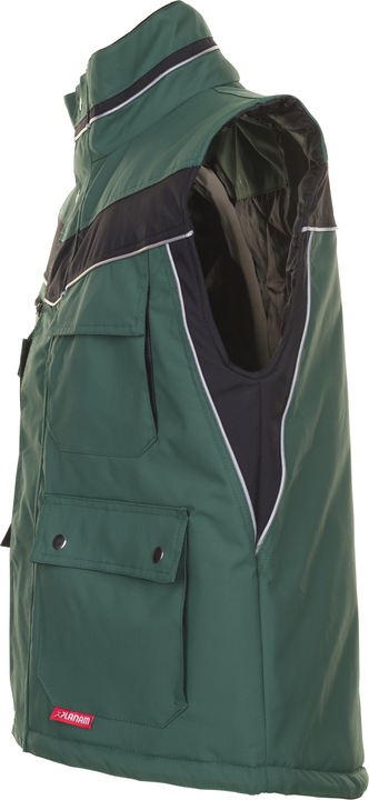 Produktbild Planam unisex Winterweste PLALINE grün, schwarz Grösse XS (XS)
