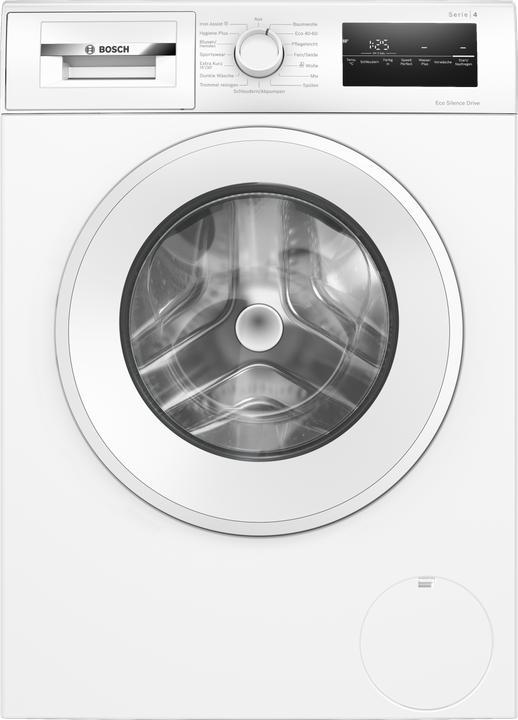 Bosch Hausgeräte Serie 4, Waschmaschine, Frontlader, 8 kg, 1400 U/min., Weiss, WAN28271 (8 kg, Links)