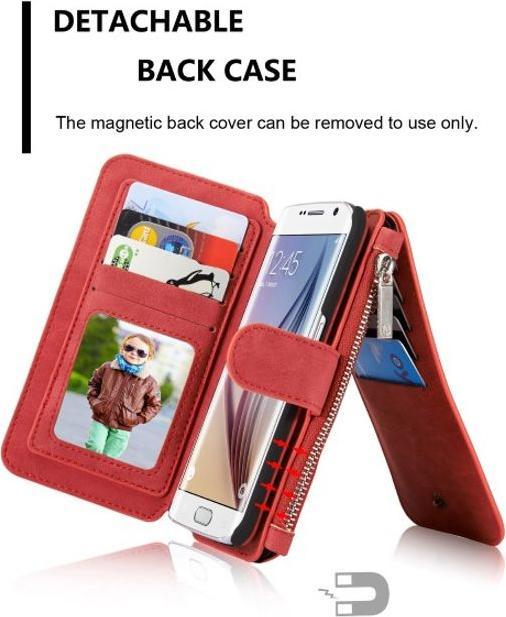 Actual product image Caseme Leather case with wallet (Samsung Galaxy S6 Edge)