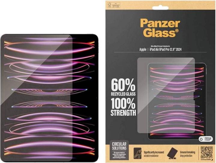 Produktbild PanzerGlass Screen Protector iPad Air 13" (2024-2025)/ Pro 13" (2024-2025) (1 Stk., Apple iPad Air 13 2024, Apple iPad Air 13 2025, Apple iPad Pro 13 2024, Apple iPad Pro 13 2025)