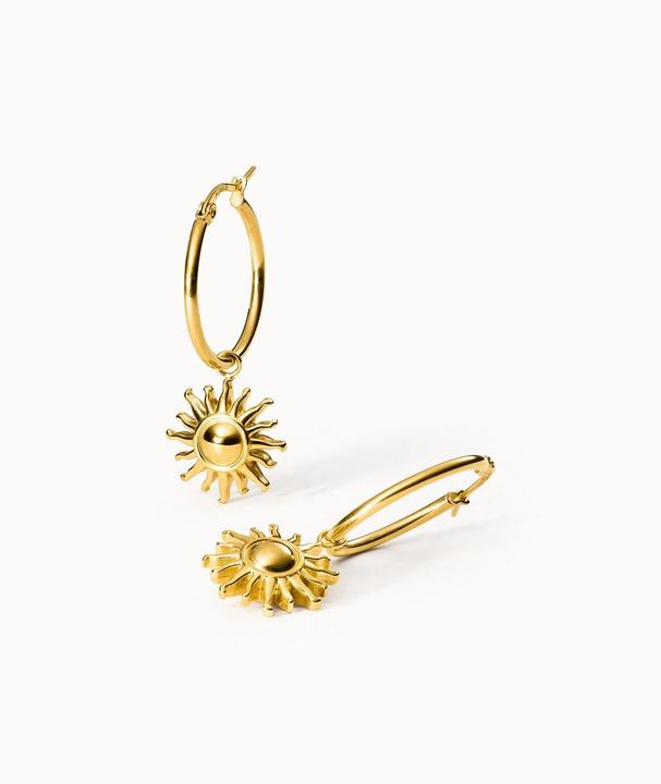 Immagine prodotto Purelei Orecchino da sole (Acciaio inossidabile placcato oro 18 carati, Argento, Acciaio inossidabile placcato oro rosa 18 carati)