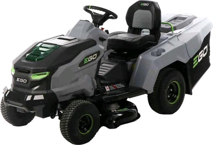 Actual product image EGO TR 3801 E B Cordless ride-on mower with grass collector (Rechargeable battery operated)