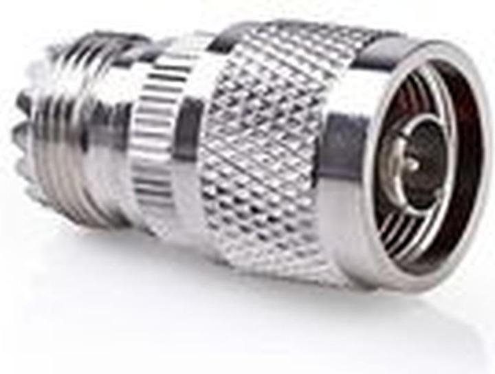 Produktbild Nedis Satelliten- und Antennenadapter N Stecker PL259 Buchse Vernickelt 75 Ohm Gerade Metall Silber (75 dB, Stecker und Verbinder)