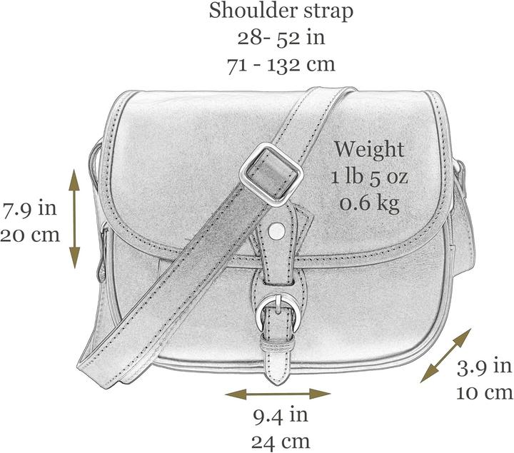 Immagine prodotto Time Resistance Borsa a tracolla in pelle per donna, elegante e pratica