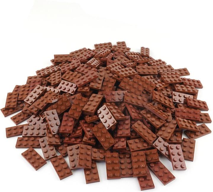 Immagine prodotto LEGO Tavole da costruzione 2x4 marrone - 3020 NUOVO! Quantità 250x (3020)