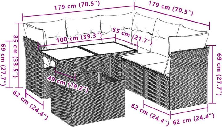 Produktbild vidaXL Aron