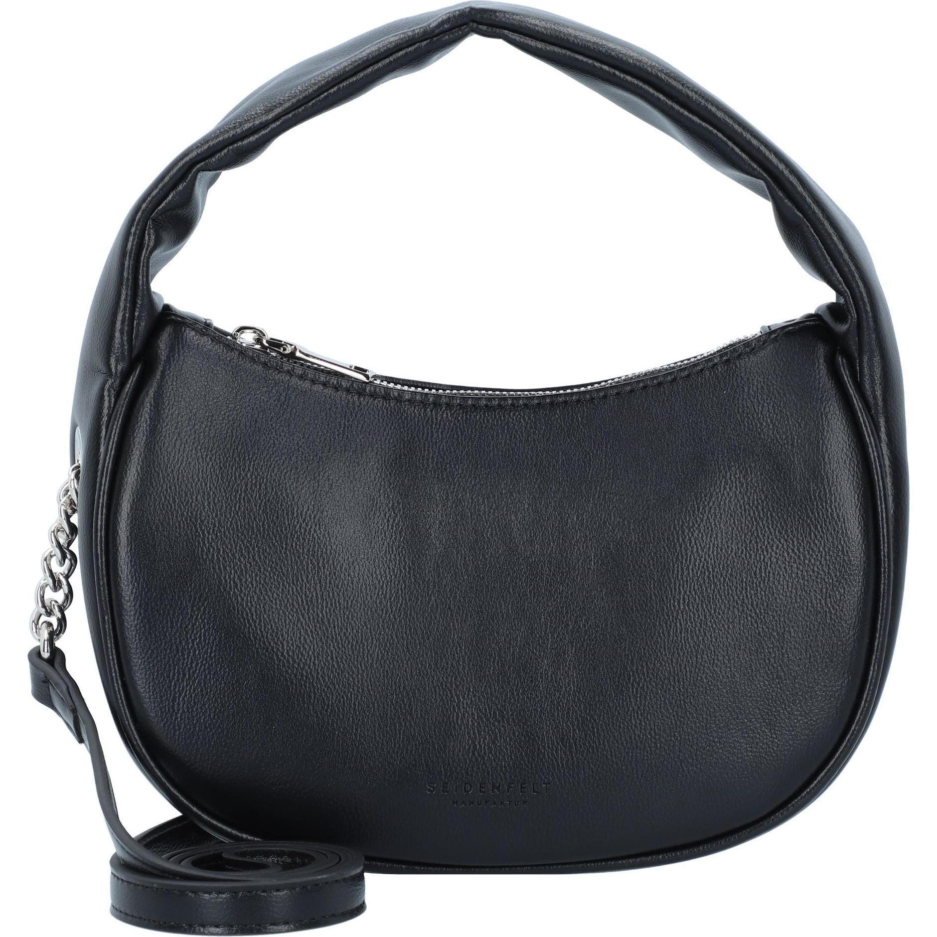 Seidenfelt, Handtasche, Rya Handtasche 23 cm, Schwarz