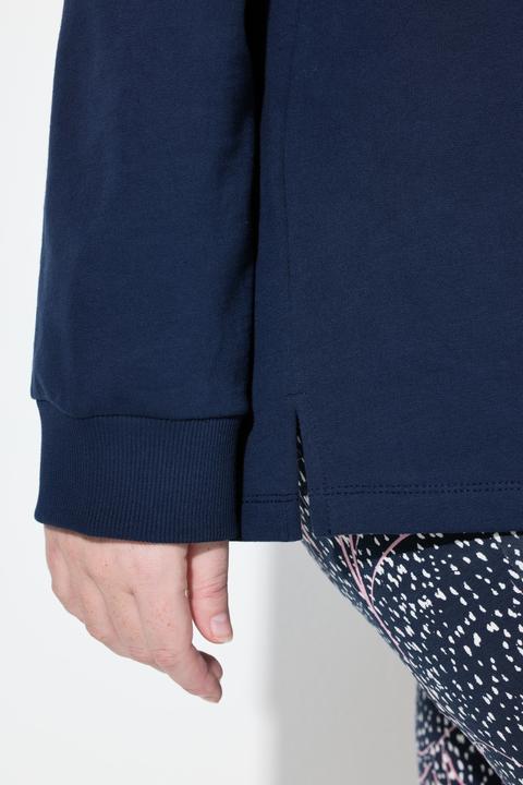 Produktbild Ulla Popken Sweatshirt, Lockstickerei, Rundhals, Langarm (60)