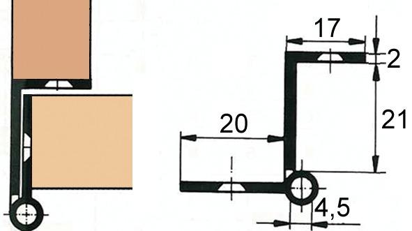 Produktbild FS Möbelbänder, Rollendurchmesser 8 mm (1 Stk.)