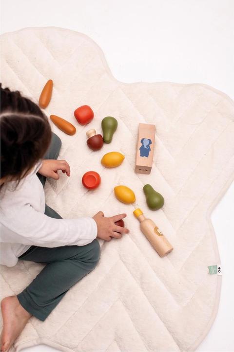 Actual product image Trixie Baby Wooden groceries set