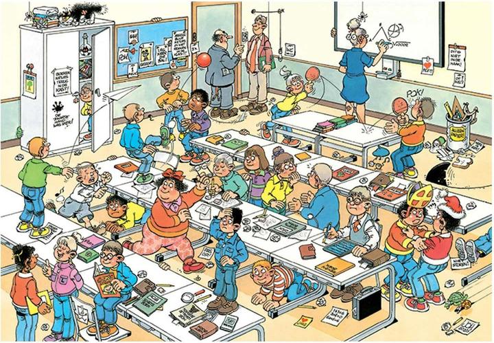 Produktbild Jumbo Jan van Haasteren Junior Das Klassenzimmer (360 Teile)