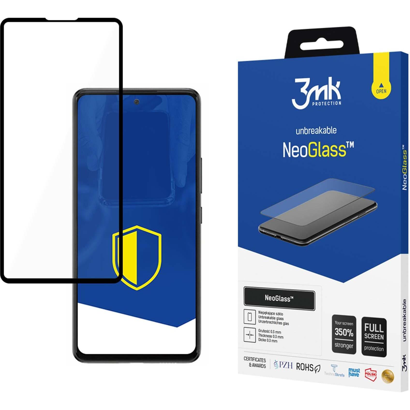 Thumbnail - 3MK NeoGlass do Samsung Galaxy A53 5G Black (1 Stück, Samsung Galaxy A53 5G), Smartphone Schutzfolie, Schwarz