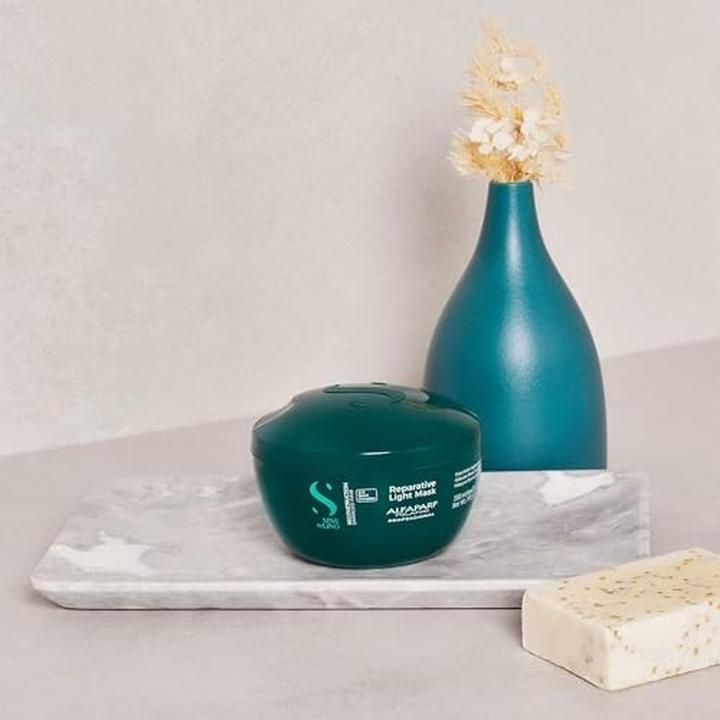 Actual product image Alfaparf Milano Semi Di Lino Reconstruction Reparative Light Mask 200 Ml (200 ml)