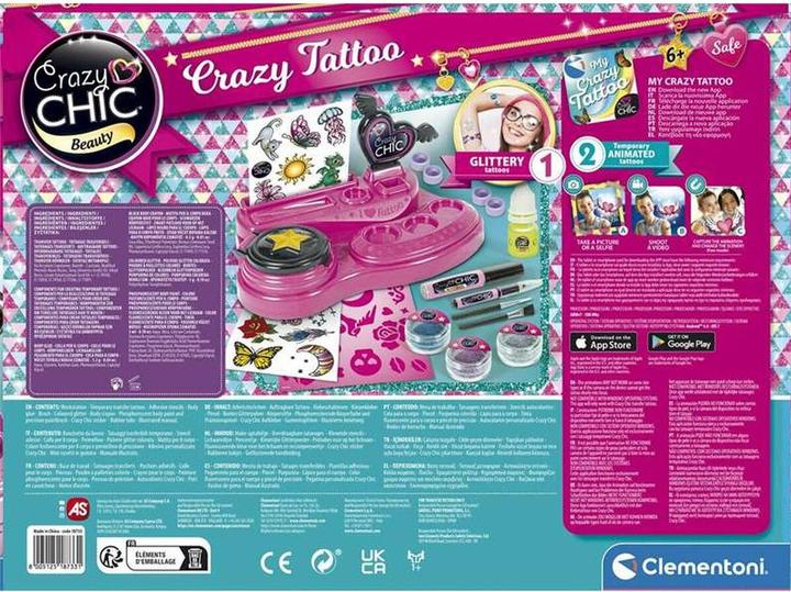 Produktbild Clementoni Crazy Chic Tattoo IT