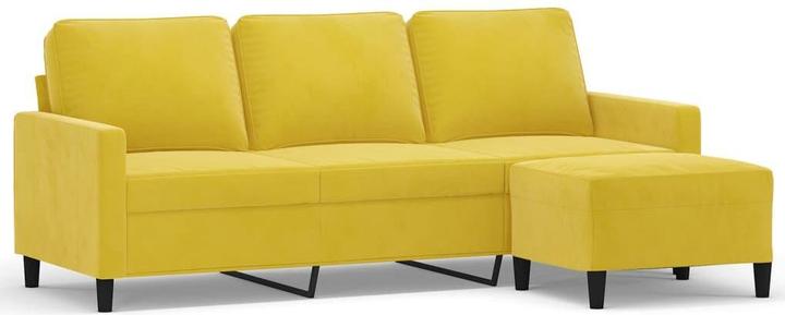 Actual product image vidaXL 3-Sitzer-Sofa mit Hocker (3-seater)