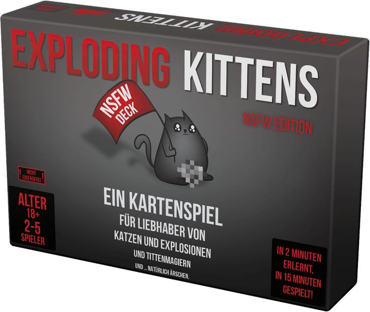 Actual product image Asmodée Exploding Kittens NSFW Edition (French)