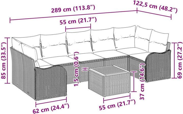 Produktbild vidaXL Kate