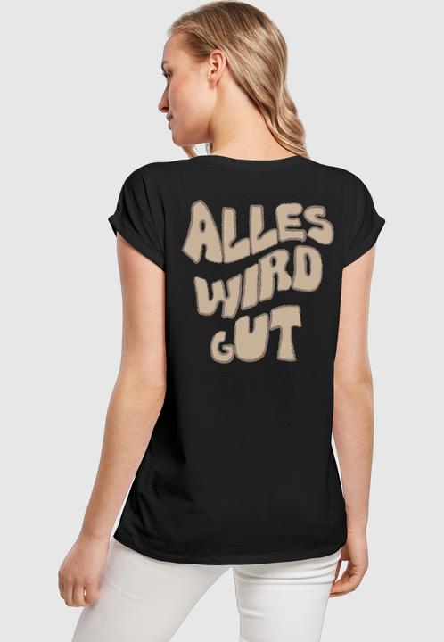 Produktbild Merchcode Ladies Alles Wird Gut Extended Shoulder Tee - 139233 (S)