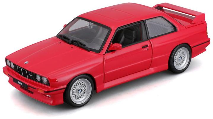 Actual product image Bburago BMW M3 (E30) 1988 1/24 red