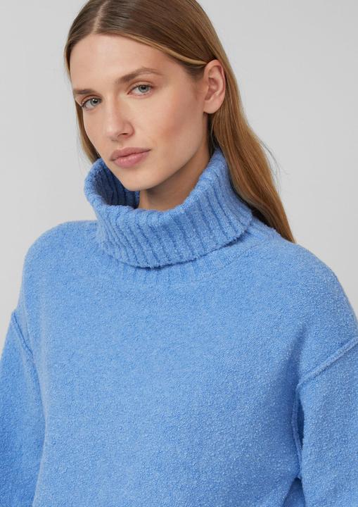 Produktbild s.Oliver Strickpullover Kuscheliger Strickpullover mit breitem Rollkragen (48)