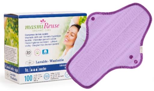 Masmi Organic Bandages Night Washable - Reuse (1 x)