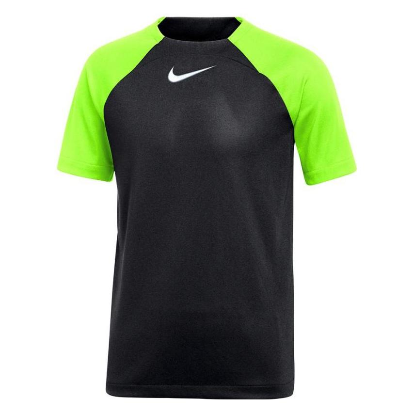 Nike, Unisex, Sportshirt, Df Academy Pro Ss Top K Kinder T-Shirt Schwarz-grün DH9277 010 (Xs) (Xs), Schwarz, Grün, Xs