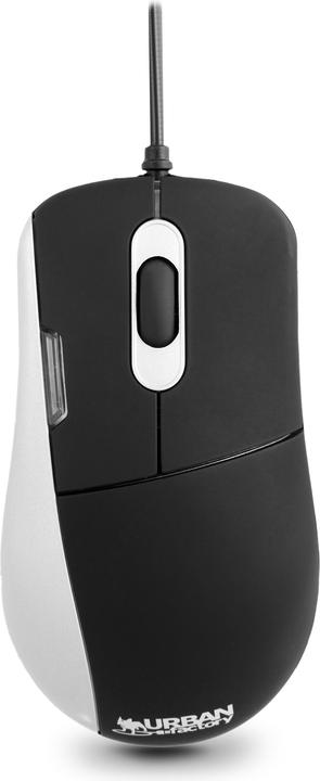 Produktbild Urban Factory Desktop Silk Mouse Maus Beidhändig USB Typ-A Optisch 800 DPI (Kabelgebunden)