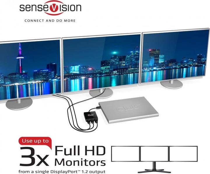 Produktbild Club 3D Multi Streaming Transport Hub