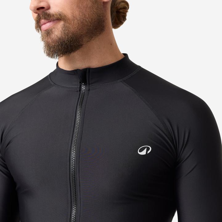Produktbild Olaian UV-Shirt Herren UV-Schutz 50+ Zipp Eur Top 500 schwarz (S)
