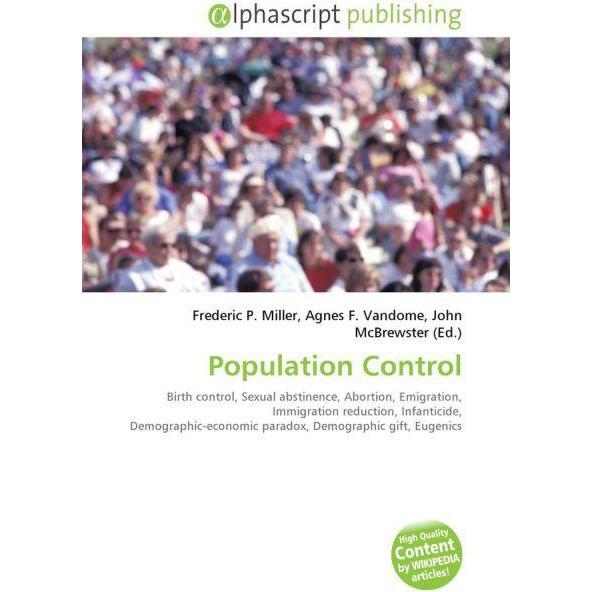Population Control, Fachbücher von Agnes F. Vandome, Frederic P. Miller, John McBrewster