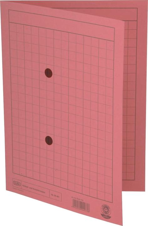 Actual product image Elba Distribution and circulation folder, DIN A4, manila cardboard, red 250 gsm, with grid print (A4, 1x)