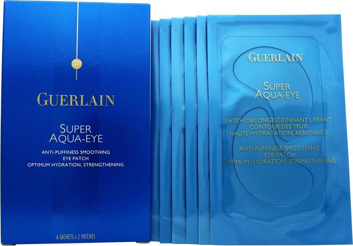 Immagine prodotto Guerlain Super Aqua Eye Anti Puffiness Smoothing Eye Patch --6x2 patch (Cerotti per gli occhi, 12 ml, Giorno)