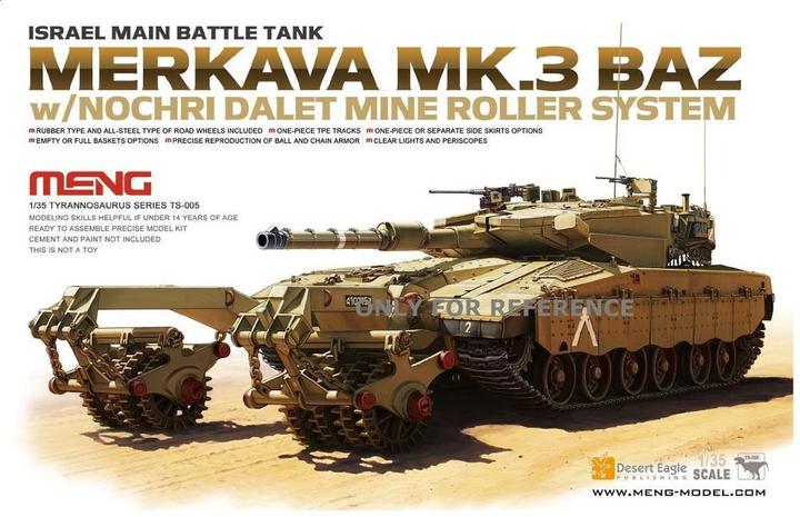 Produktbild Meng-Model Israel Main Battle Tank Merkava Mk.3 BAZ
