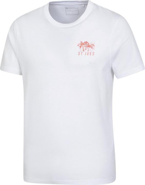 Actual product image Mountain Warehouse Mens St Ives Printed Organic T-Shirt (M)