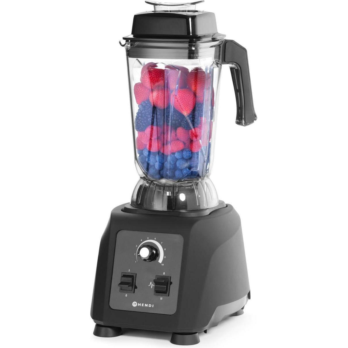 Hendi Miscelatore A Colonna, Frullatore A Bicchiere, Nero