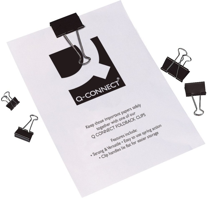 Produktbild Q-Connect Foldback Clips (1 x)