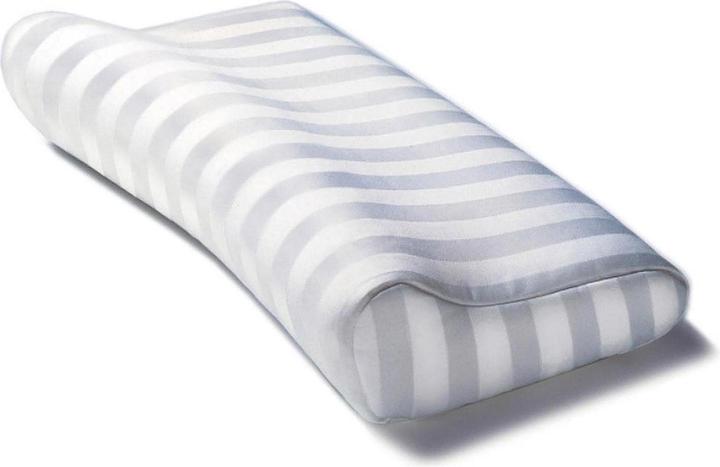 Sissel Morbido cuscino da collo Deluxe con rivestimento in raso 63 x 33 cm