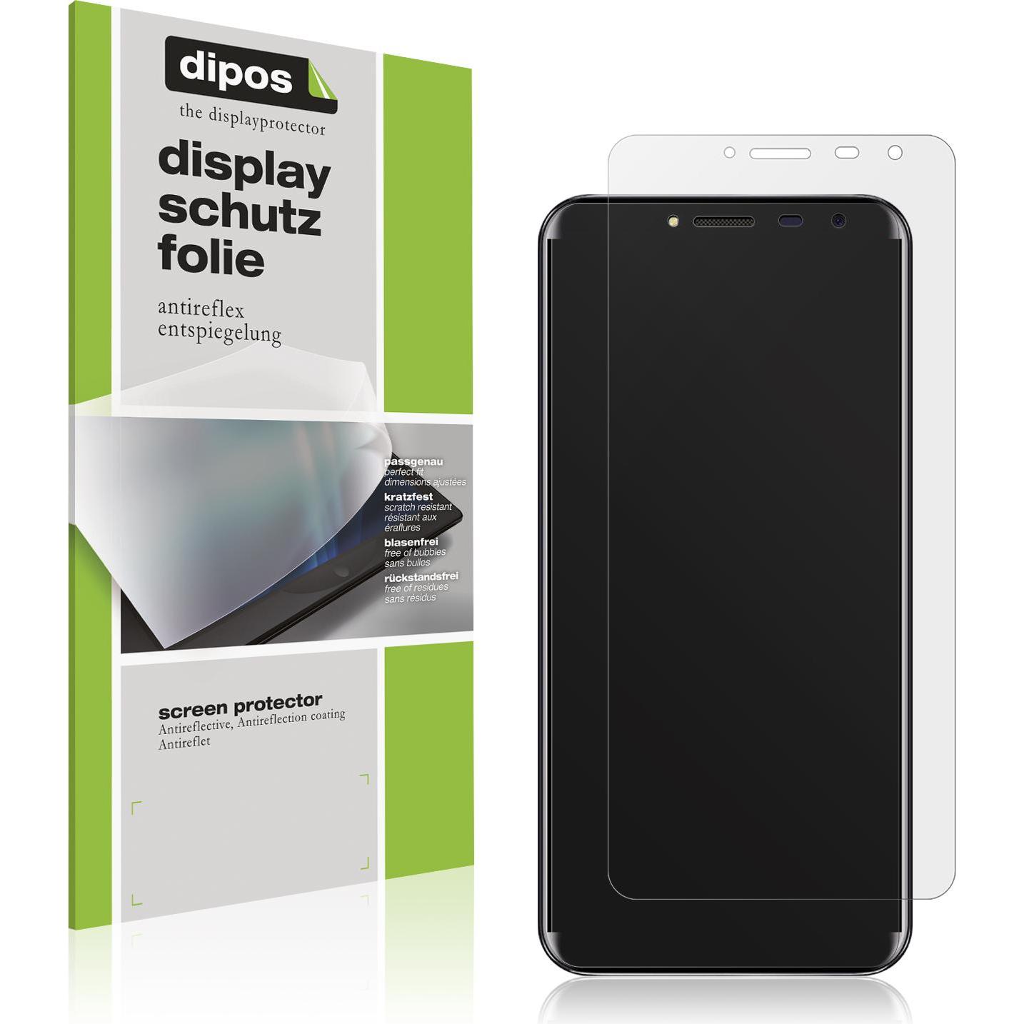 Dipos Displayschutzfolie Antireflex (5 Stück, Oukitel C8), Smartphone Schutzfolie, Transparent